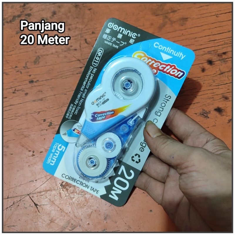 

1 Pcs Tipex Kertas 20 Meter + Isi Ulang