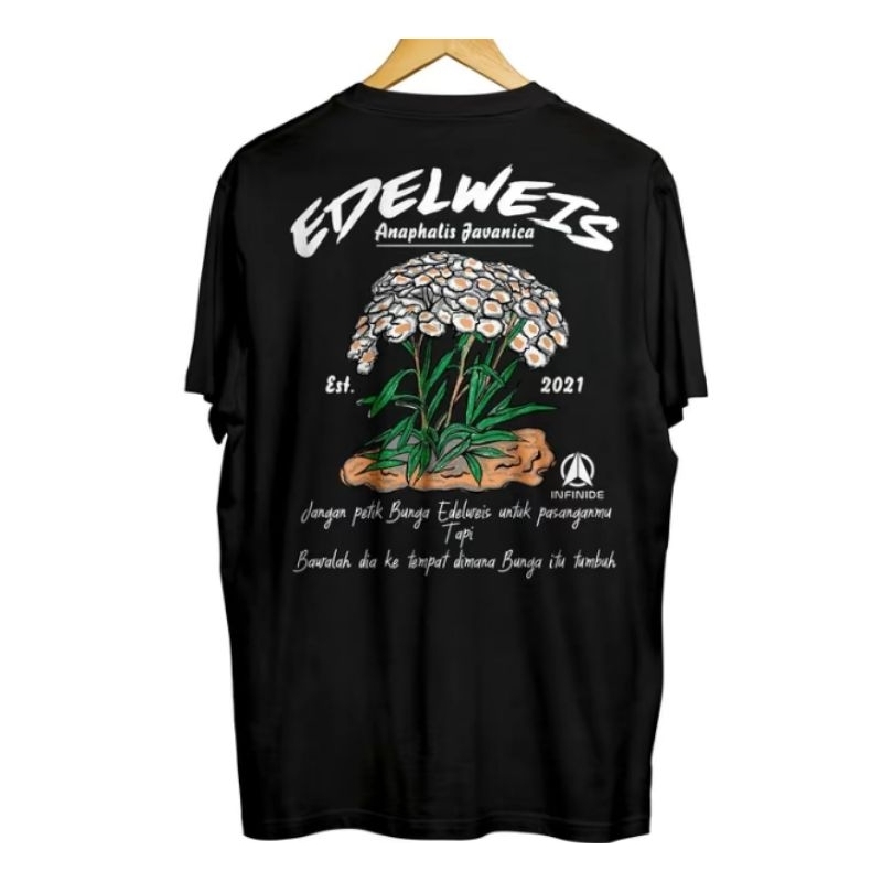 KAOS BUNGA EDELWEISS JAVANICA