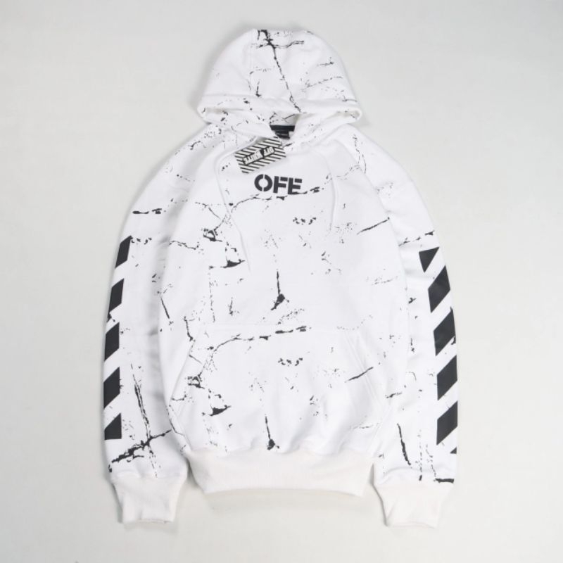 HOODIE JUMPER HYPEBEAST OFFWHITE MARBLE PREMIUM