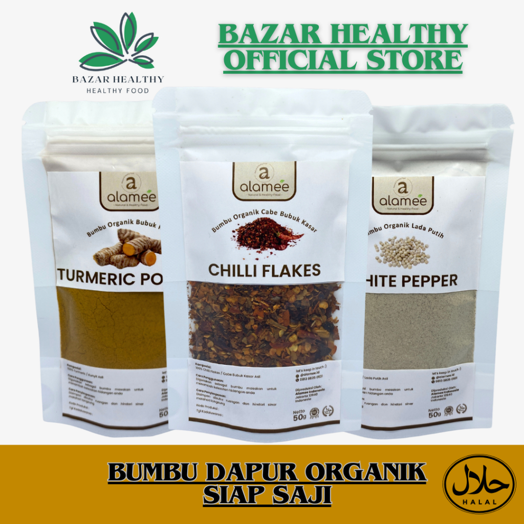 

Bumbu Masak Bumbu Dapur Siap Saji Tanpa Ribet Langsung Pake Bubuk Kunyit Bubuk Cabe Kasar Bubuk Lada Putih Tanpa GMO Tanpa Pengawet