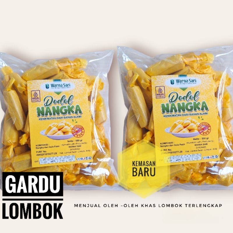 

Dodol Nangka Warna Sari Suranadi 500 gr Khas Lombok