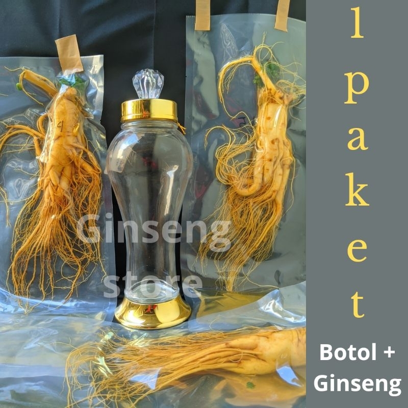 

paket botol 1000 ml dan ginseng jumbo 400 gram