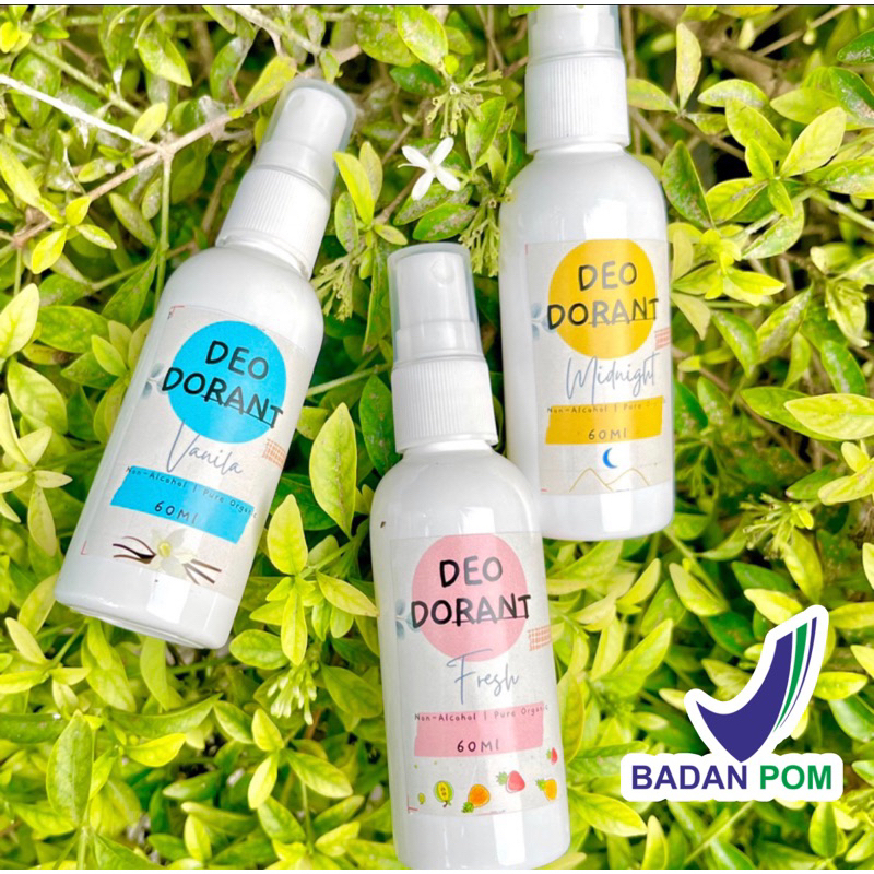 BPOM NATURAL DEODORANT TAWAS SPRAY FULL SIZE VARIAN ORIGINAL - 100% NON ALKOHOL