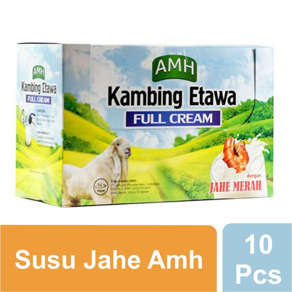 

Susu Etawa Kambing Bubuk Rasa Jahe, Coklat dan vanilla [Per Box isi 10 Sachet]