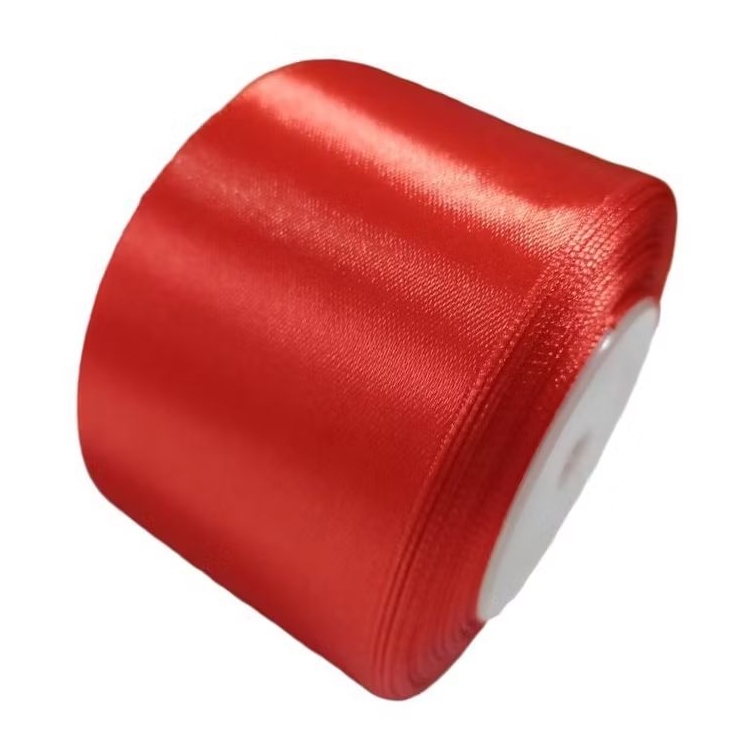 

Pita Satin Merah Cabe Ukuran 2 inch / 5cm Per Roll