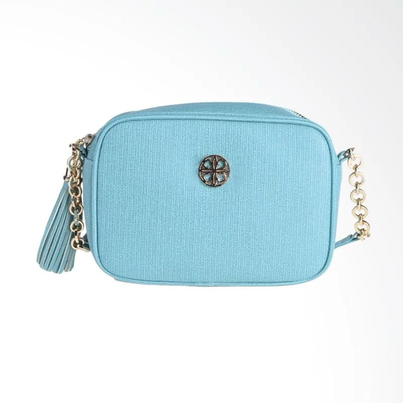 (PRELOVED) Les Catino Odetta Crossbody Aqua Sea