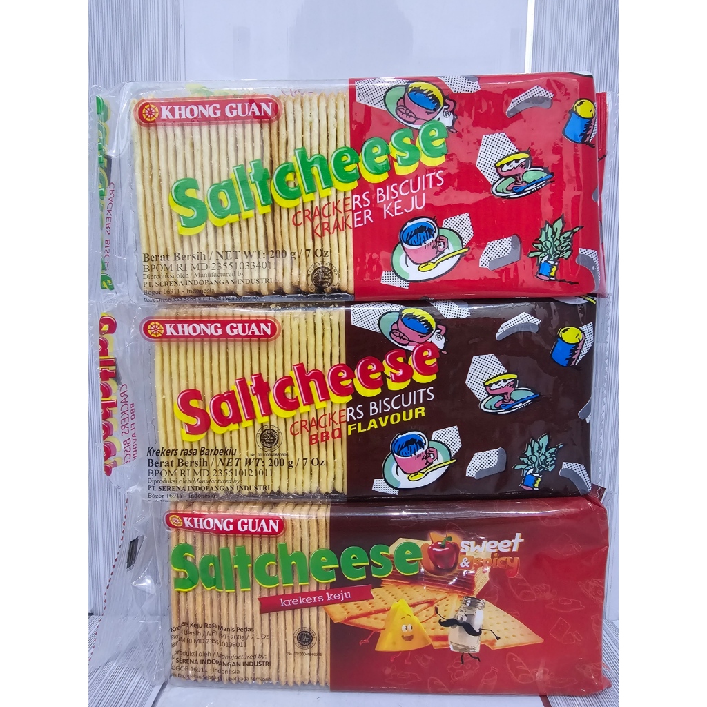 

Khong Guan Saltcheese Crackers 200gr