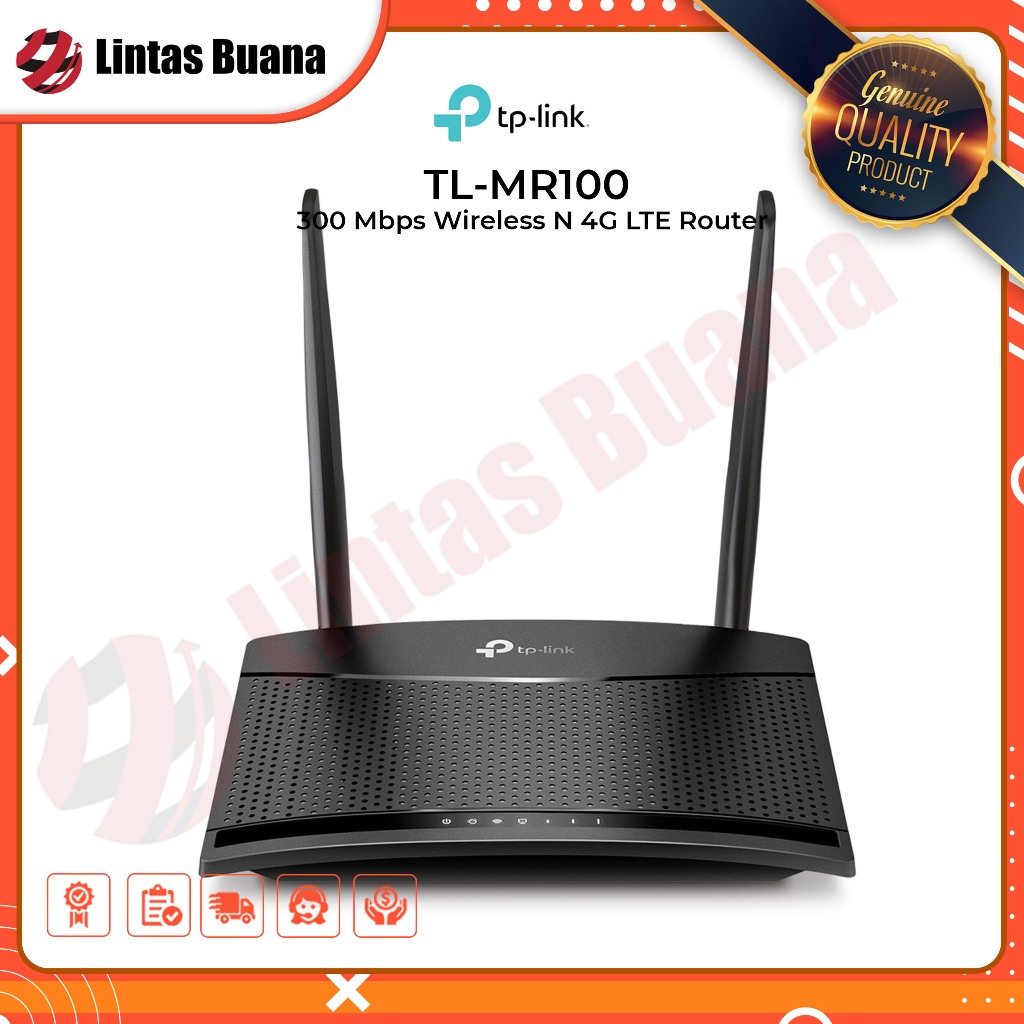 TP-LINK TL-MR100 300 Mbps Wireless N 4G LTE Router | Tplink TL MR100 - MR100