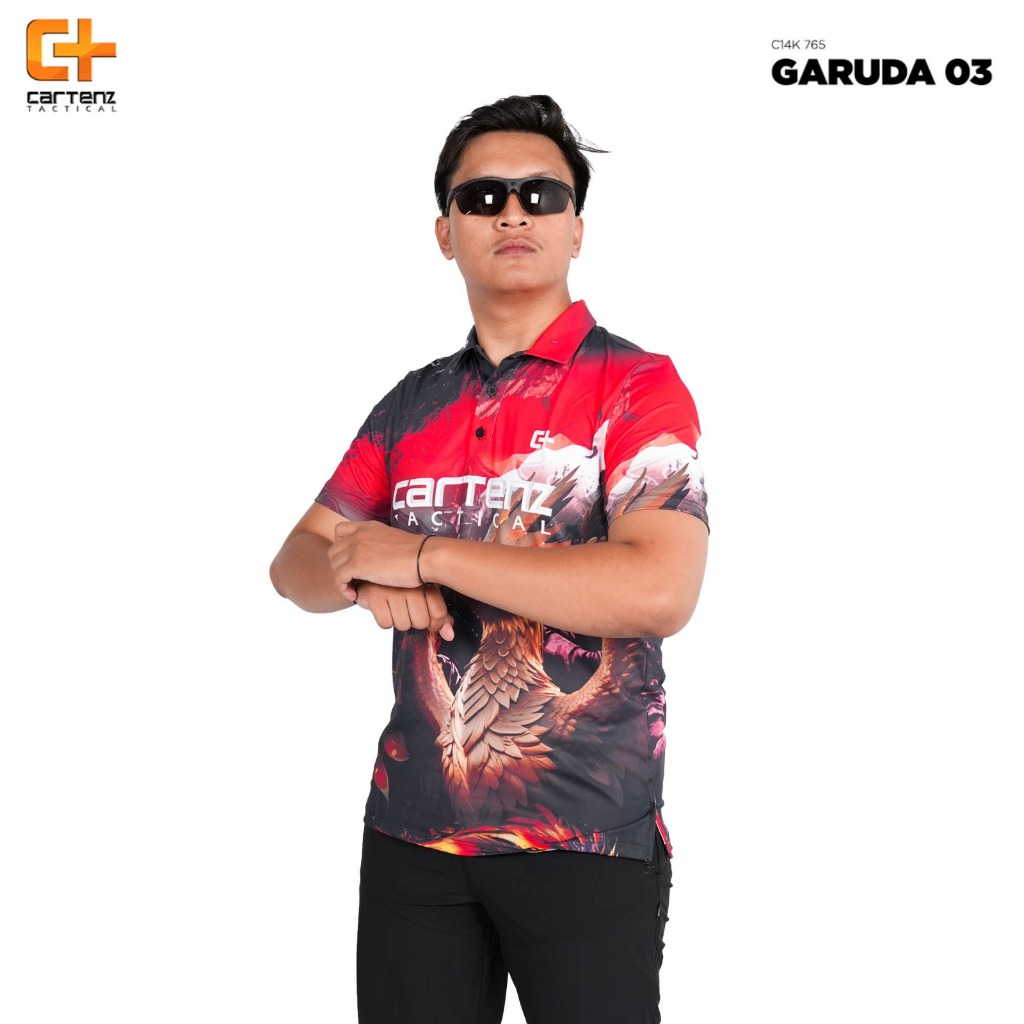 Kaos Wangky Pendek Cartenz Tactical Garuda 03