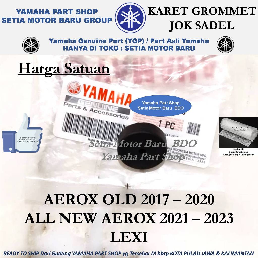 Karet Grommet Jok Sadel Motor Aerox Old All New Aerox Lexi Ori Asli Yamaha Bandung