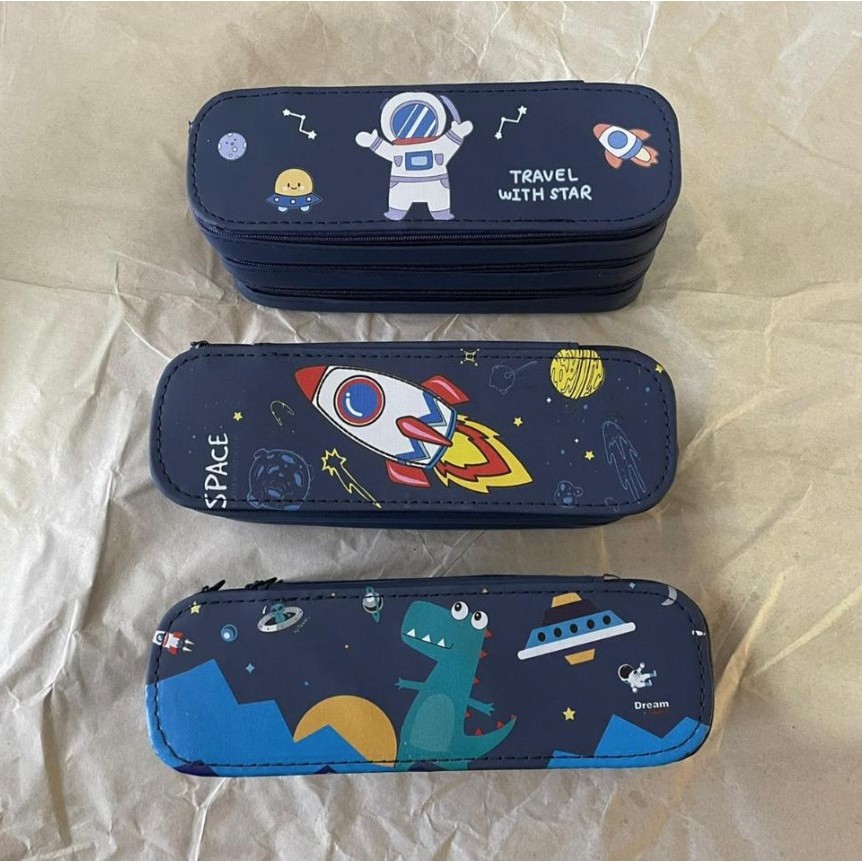 

Tempat Pensil Susun Karakter Kartun Lucu Kotak Penyimpanan Pensil Lepak Pensil 3D