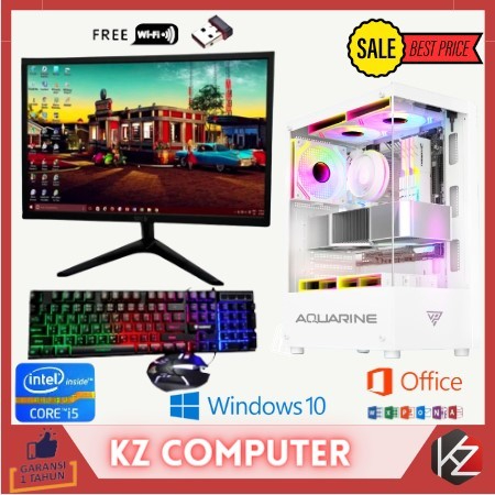 PC Gaming Lengkap AMD Ryzen 3 3200G / VEGA 8 Graphics / Ram 8GB / SSD / Editing - Gaming