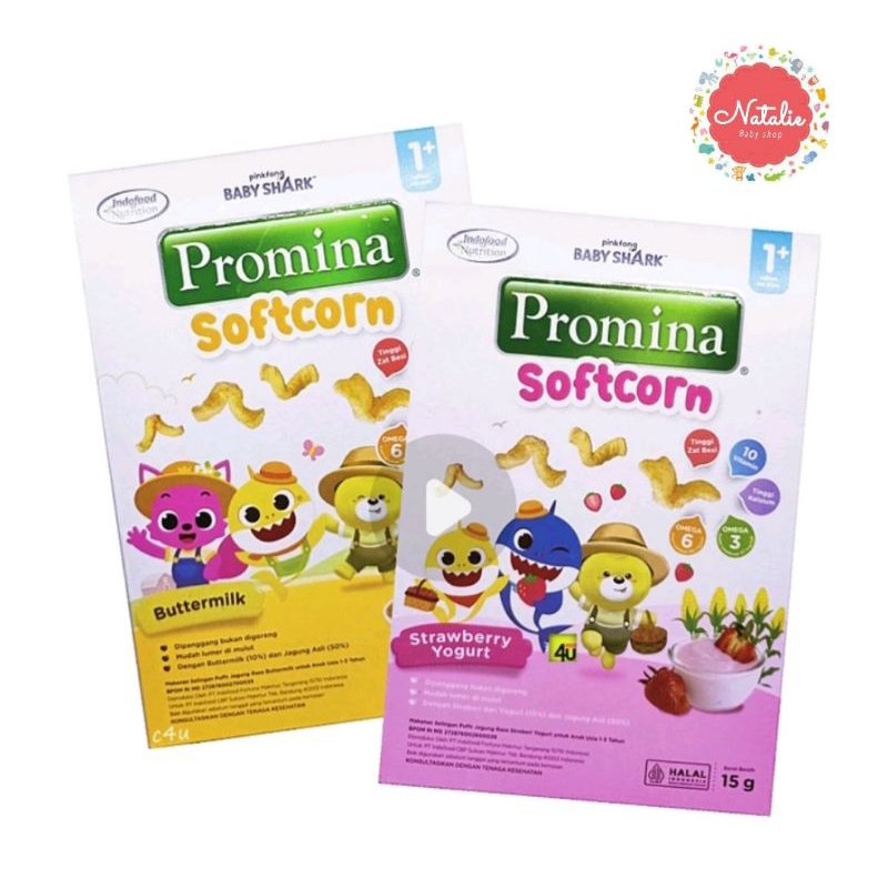 PROMINA Baby Soft Corn 15gr 1thn+ Crunchies Puff