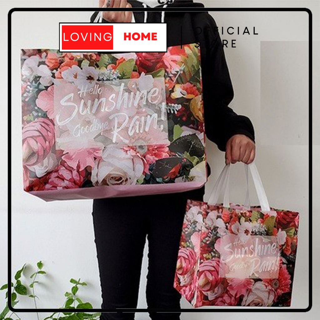 

LOVING HOME - Goodie Bag Sunshine Kantong Belanja Kain Souvenir Ramah Lingkungan