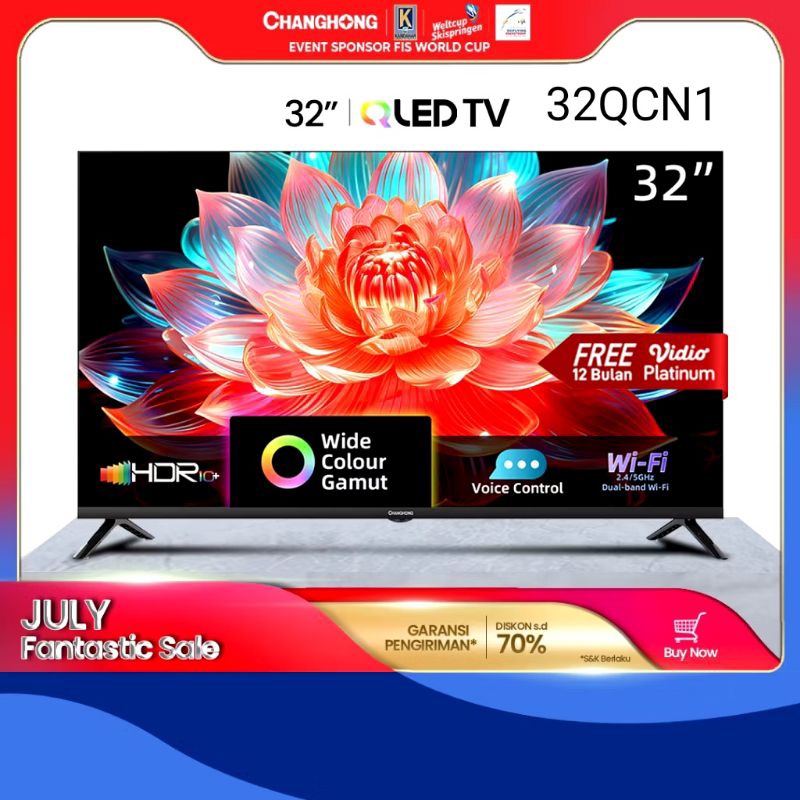 TV QLed canghong 32CN1 / QLED canghong 32 inc android google tv