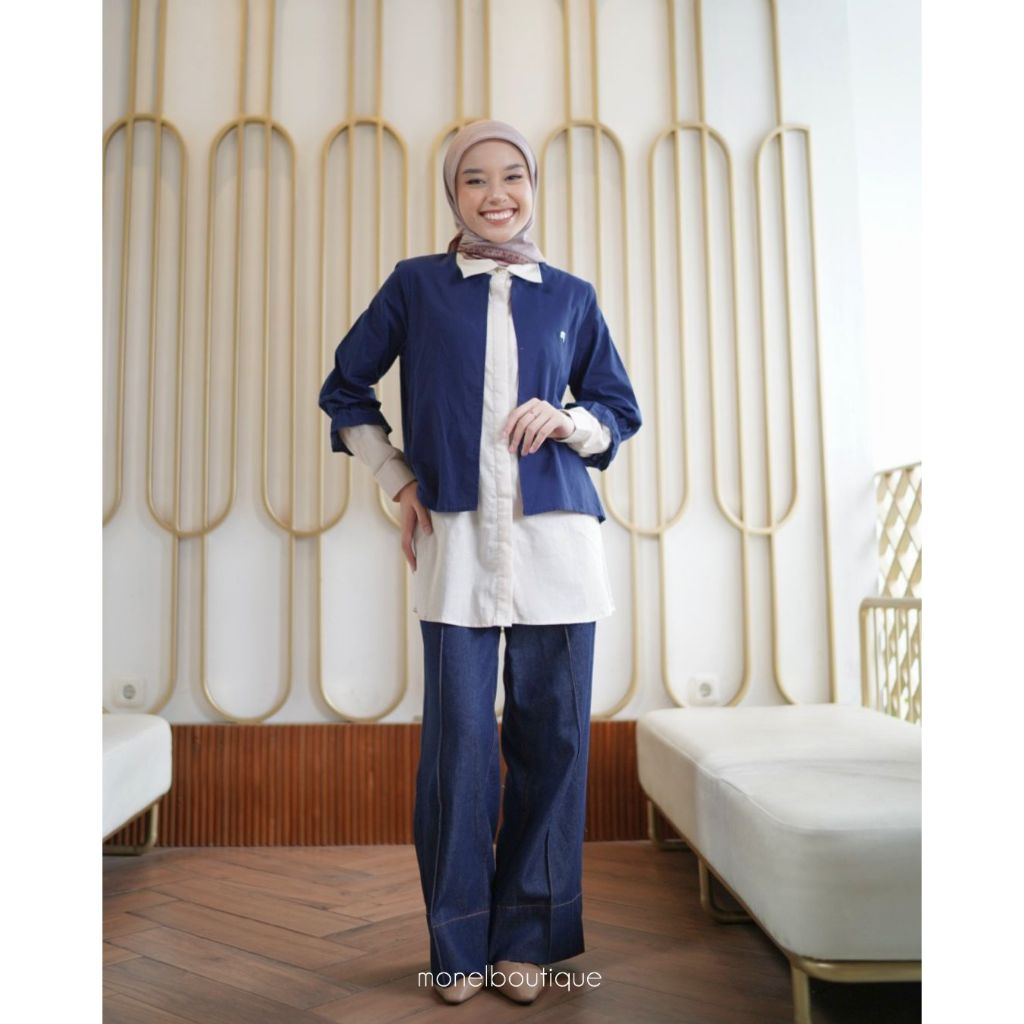 MONEL - Atasan / Top / Kemeja Wanita - Daisha Top