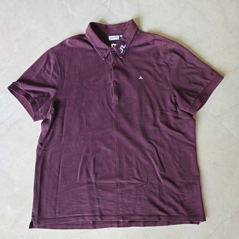 《PRELOVED》J.LINDEBERG Kaos polo pria