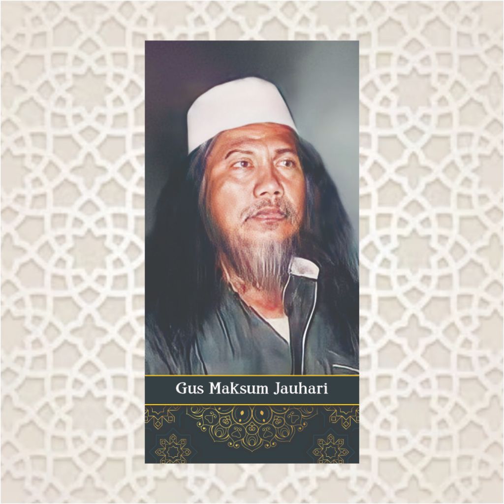 Hiasan Dinding Foto GUS MAKSUM JAUHARI  Untuk Di Pajang Di Ruang Tamu Di Jamin Bahan Berkulitas