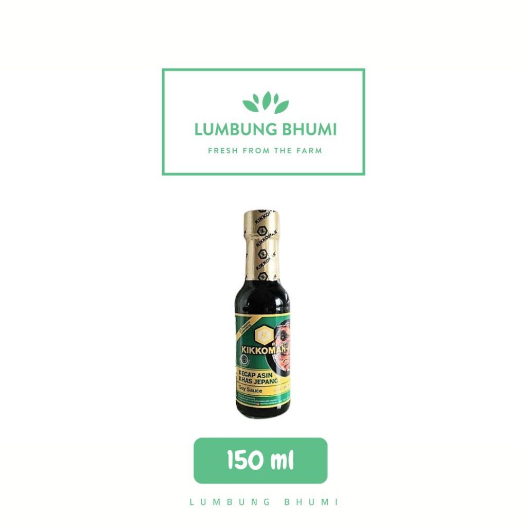 

KIKKOMAN Kecap Asin 150 ml 1 Pcs - Lumbung Bhumi