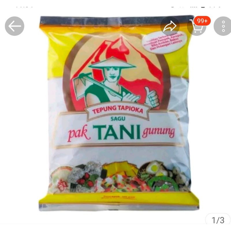 

Tepung tapioka Tani Gunung 500gram