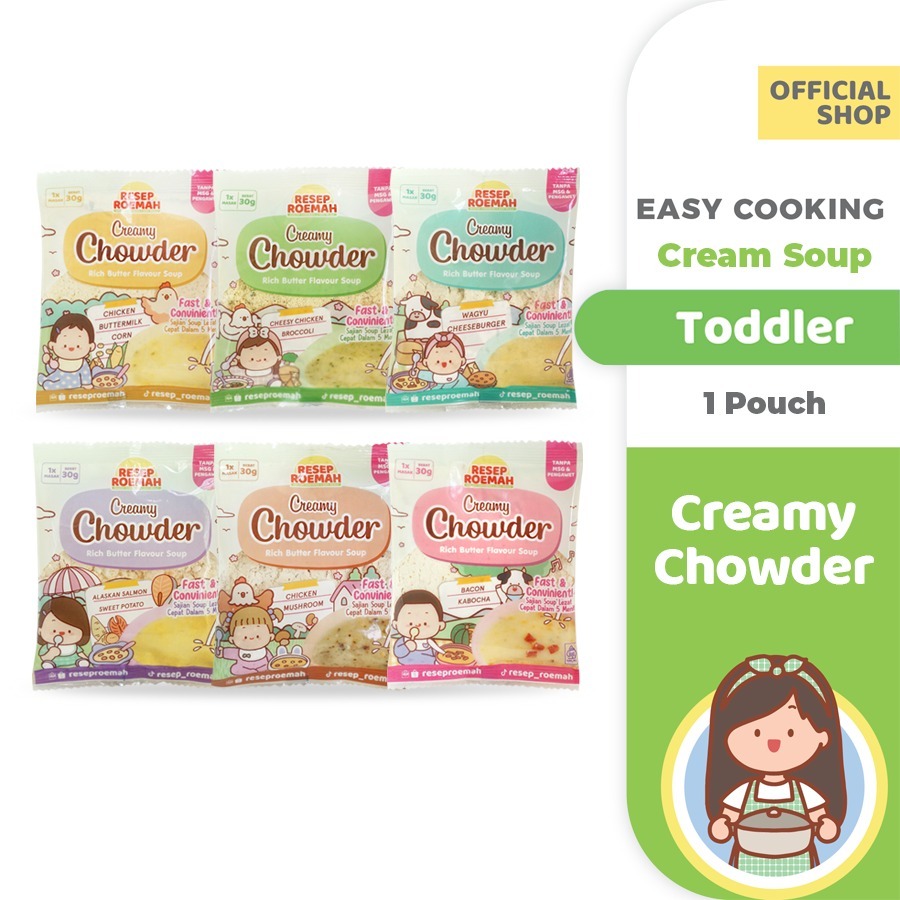 

Resep Roemah Creamy Chowder Soup / Sup Krim untuk Anak / Sup Sehat Mpasi No MSG / Rich Butter Flavour Soup / Toddler & Kids