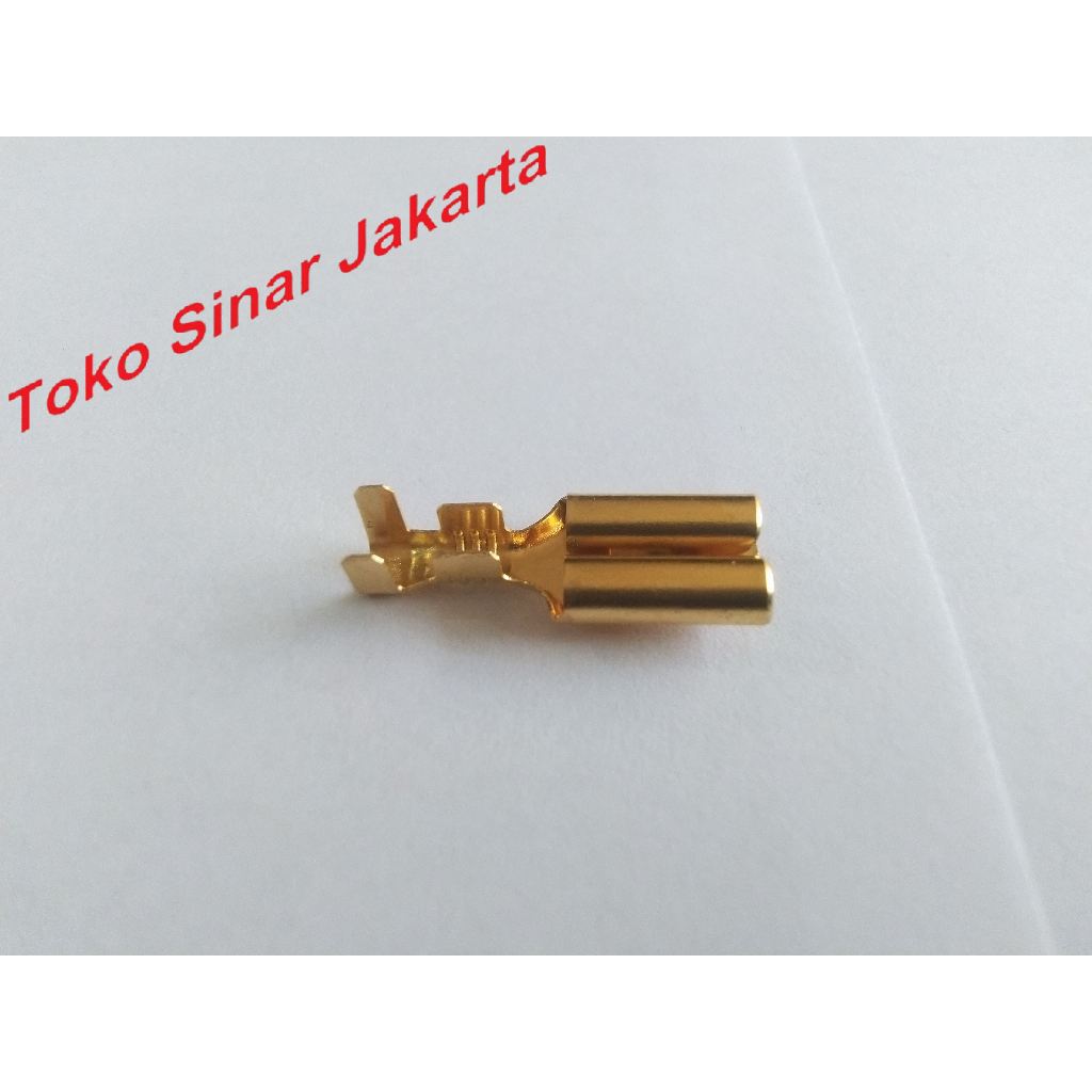 Skun Sekun Soket Socket Cucuk Gepeng Kabel Terminal Konektor Wire Connector BESAR Betina Female