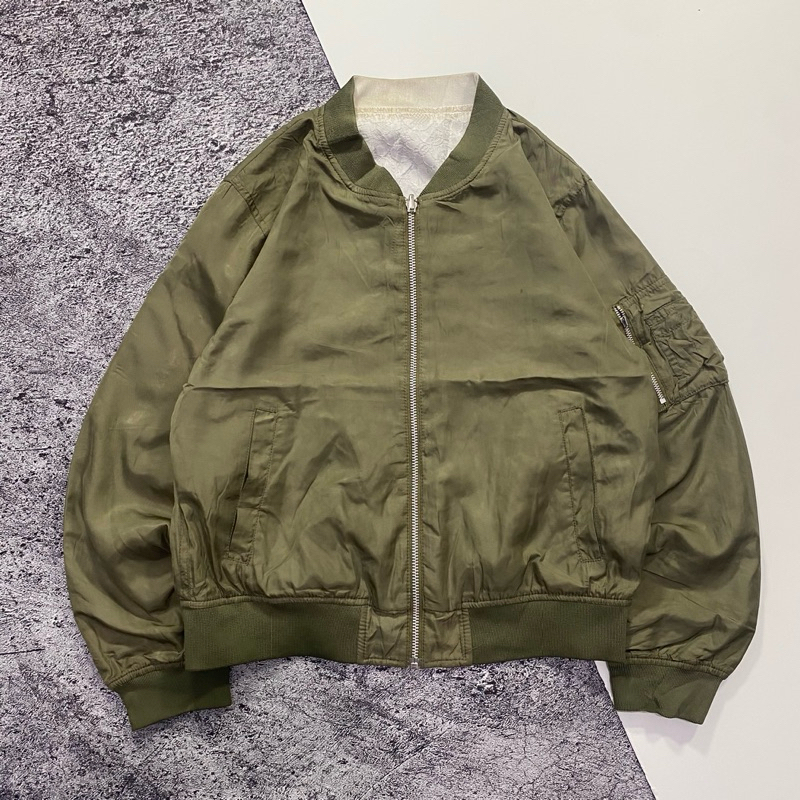 Earth Reversible Bomber Jacket