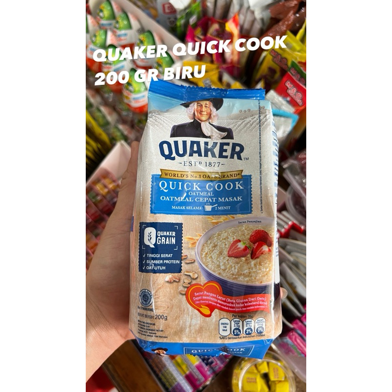 

QUAKER QUICK COOK 200 GR BIRU