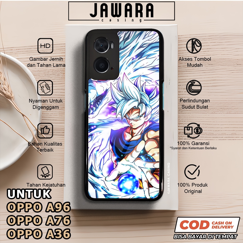 Case Oppo A76 A96 A36 Casing Oppo A76 A96 A36 [DBZ] Premium Case Glossy Case Hp Oppo Jawara Casing H