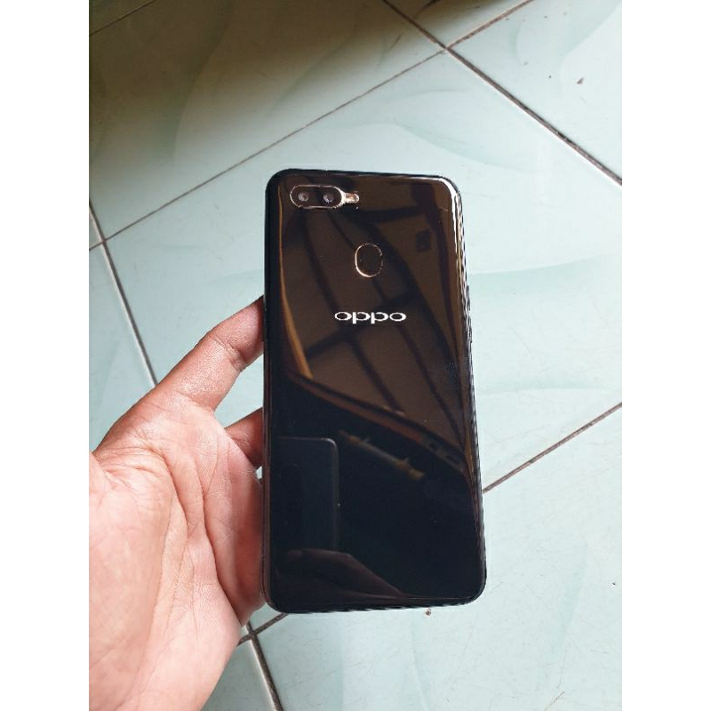 Oppo a5s black ram 3/32 second mulus siap pakai