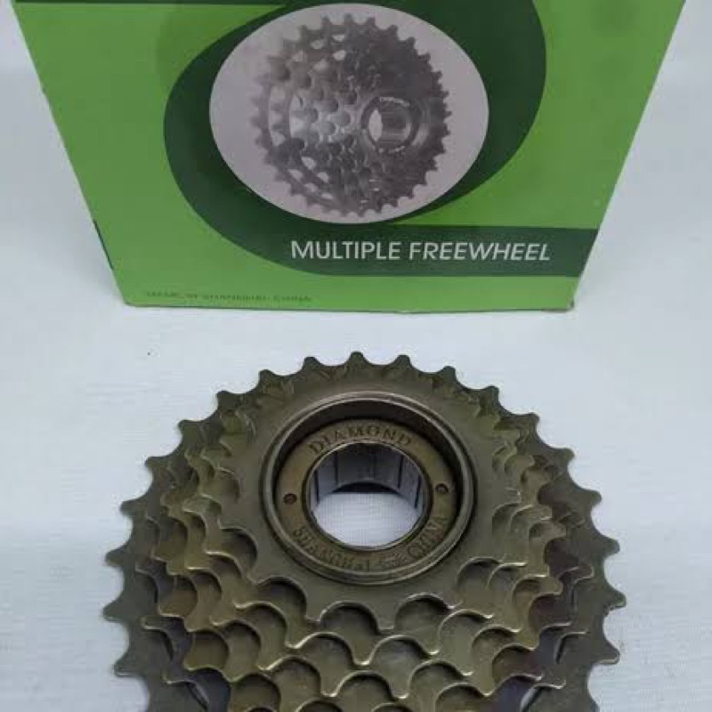 Sprocket 7 speed Diamond S-131 Drat ulir gear gir belakang