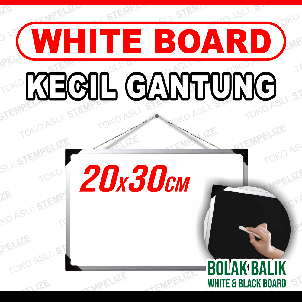 

White Board Kecil Gantung 20x30