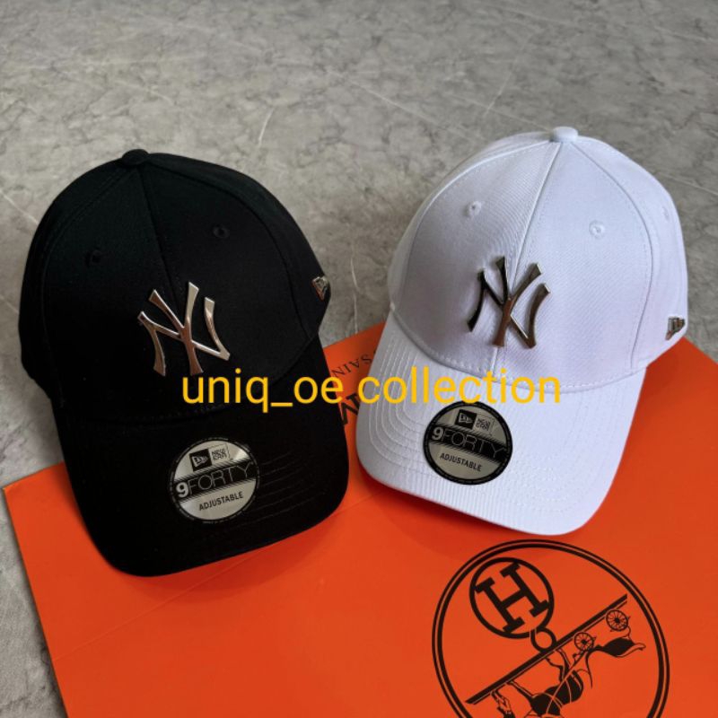 Topi baseball NY logo besi stainleis