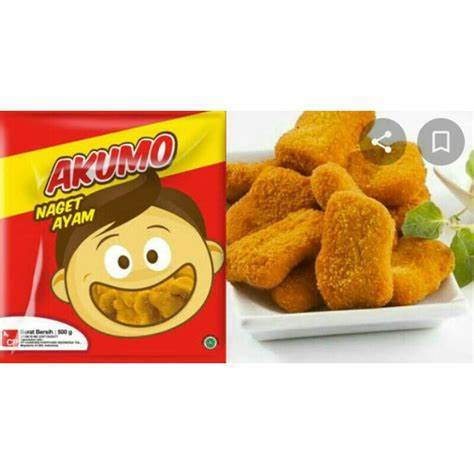 

Akumo Chicken Nugget Naget Ayam Kemasan 500 Gram 500Gr