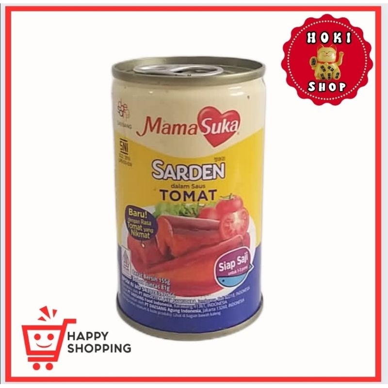 

Mamasuka Sarden Tomat 155gr / Sardines Tomato / Ikan Sarden