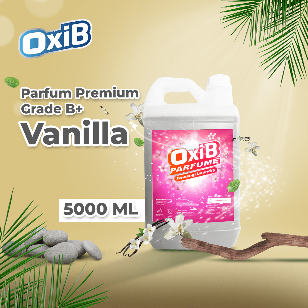 Parfum Vanilla Grade B Pewangi Laundry OxiB Tahan Lama