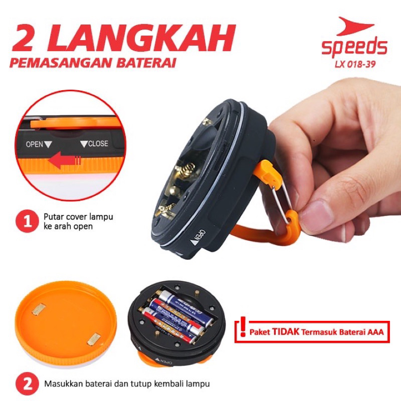 LAMPU TENDA BAKPAO LAMPU TENDA CAMPING