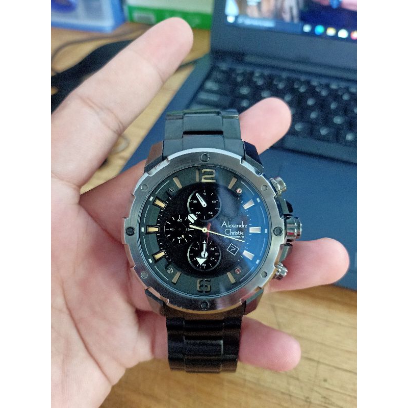 Jam Tangan Alexandre Christie 6410 second Original