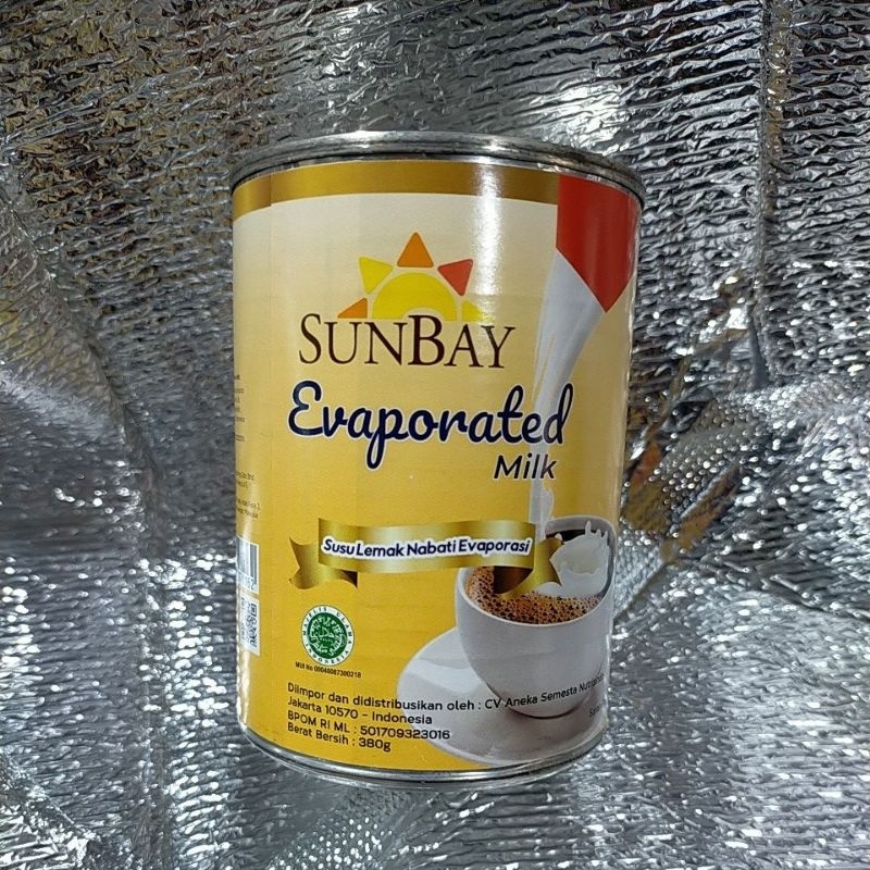 

evaporated milk sunbay kaleng/susu evaporasi sunbay 1 kaleng