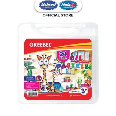 

GREEBEL CrayonKrayon Kids Oil Pastel 24 Warna KODE G8H9