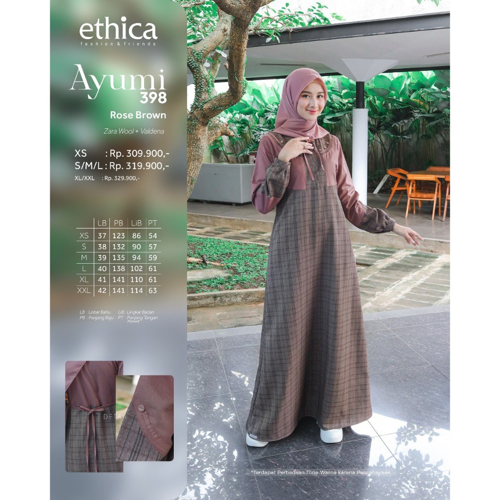 Gamis Daily Terbaru Ethica Ayumi 398