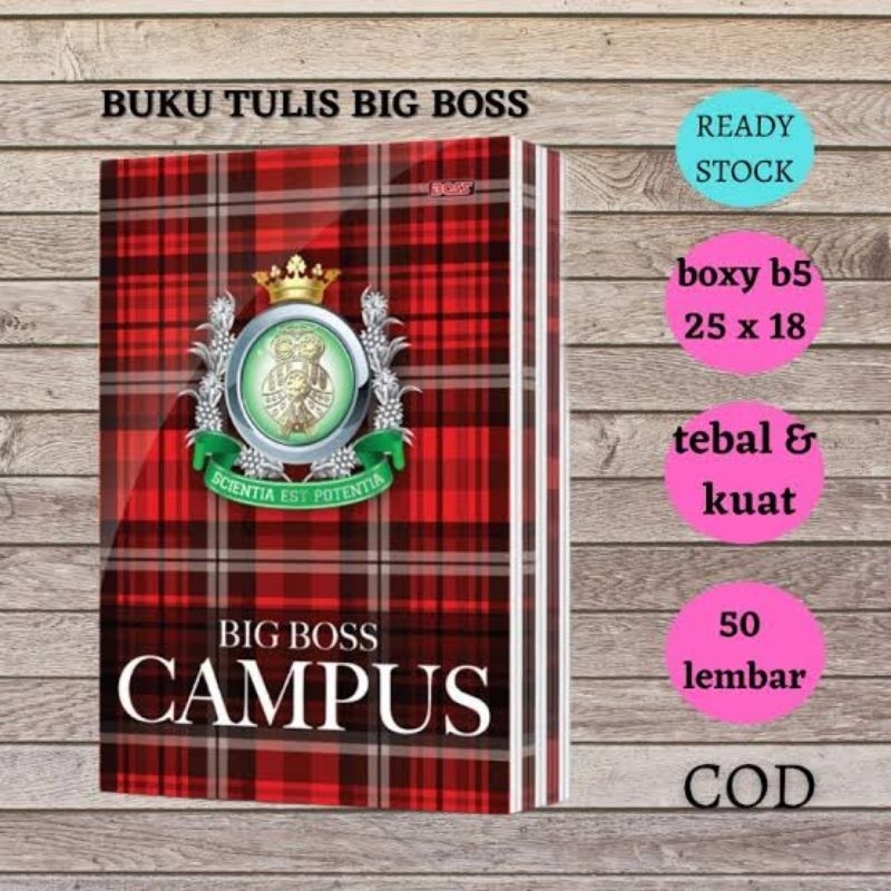 

Buku Big boss Campus 50 Lembar (10Buku)