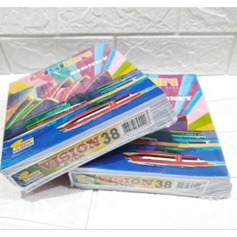 

Buku Tulis Vision 38 Lembar (10 Buku)