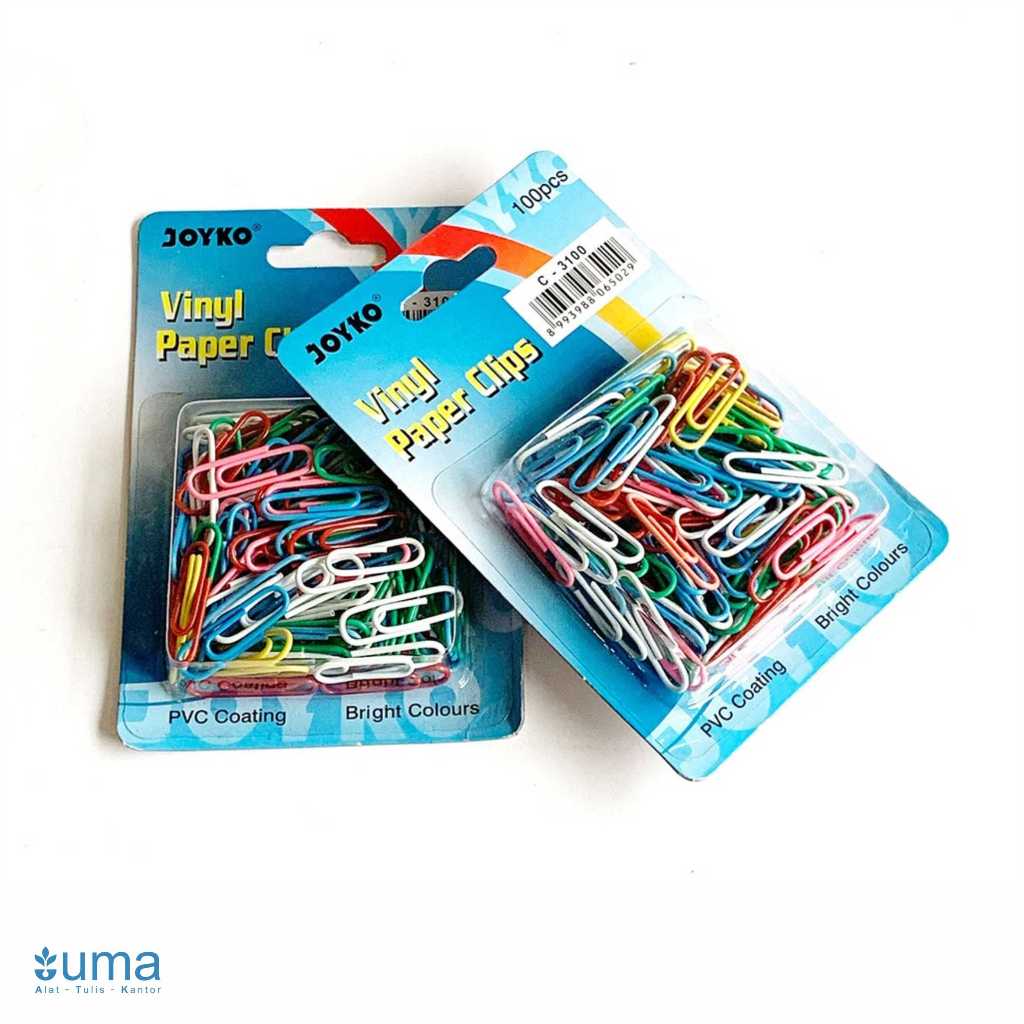 

Klip Kertas Paper Clips Warna Joyko C-3100