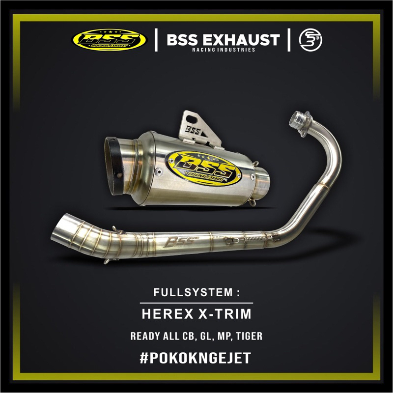 BSS EXHAUST FULLSYSTEM CB X TRIME BSS EXSHAUST