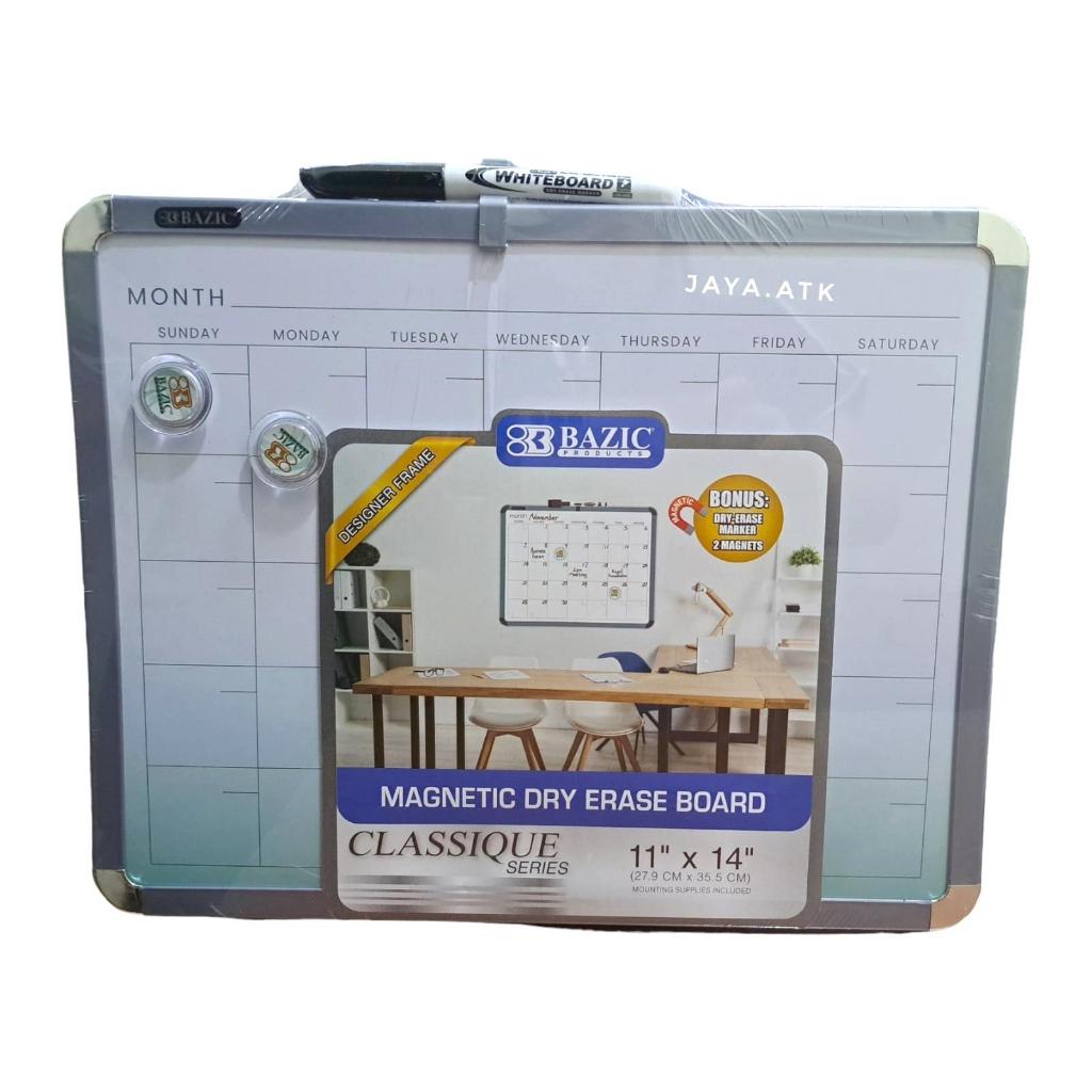

PAPAN TULIS JADWAL SCHEDULE BOARD MAGNET KALENDER 28 X 36 CM BAZIC 6021 WHITEBOARD