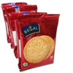 

Biskuit Marie REGAL 1 Renceng isi 10 Sachet 12gr