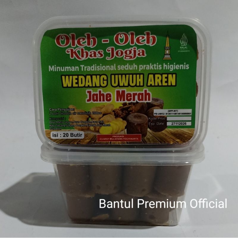 

Aren Wedang Uwuh Jahe Merah Kemasan Cup isi 20 Butir /Wedang Aren Jahe Merah Sereh Kencur Kunyit Putih Mint Temulawak Kopi Aren