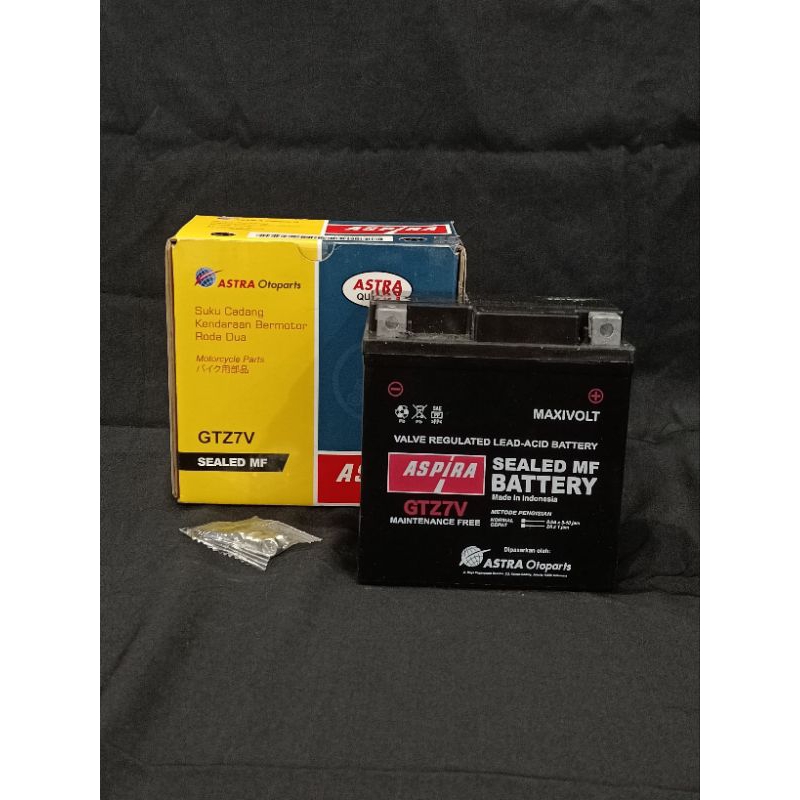 Aki kering Aspira GTZ7V