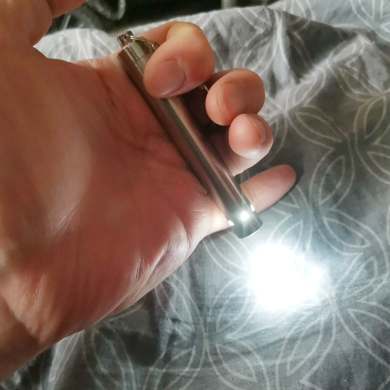 Senter Saku Pena LED 5W  MIni Portabel Senter Medis Led dengan Lanyar + Baterai